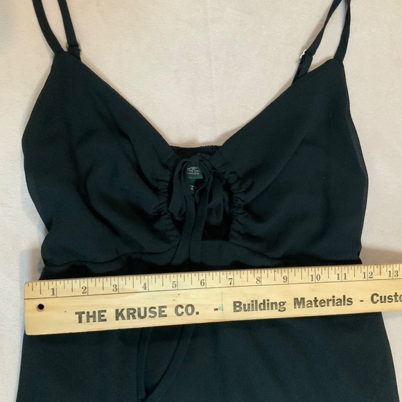 Wild Fable Black M High low Dress key hole front Minimalist Scandi Girl Normcore - Picture 5 of 8